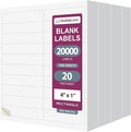 NextDayLabels – 4” x 1" Rectangular Sticker Labels by NextDayLabels