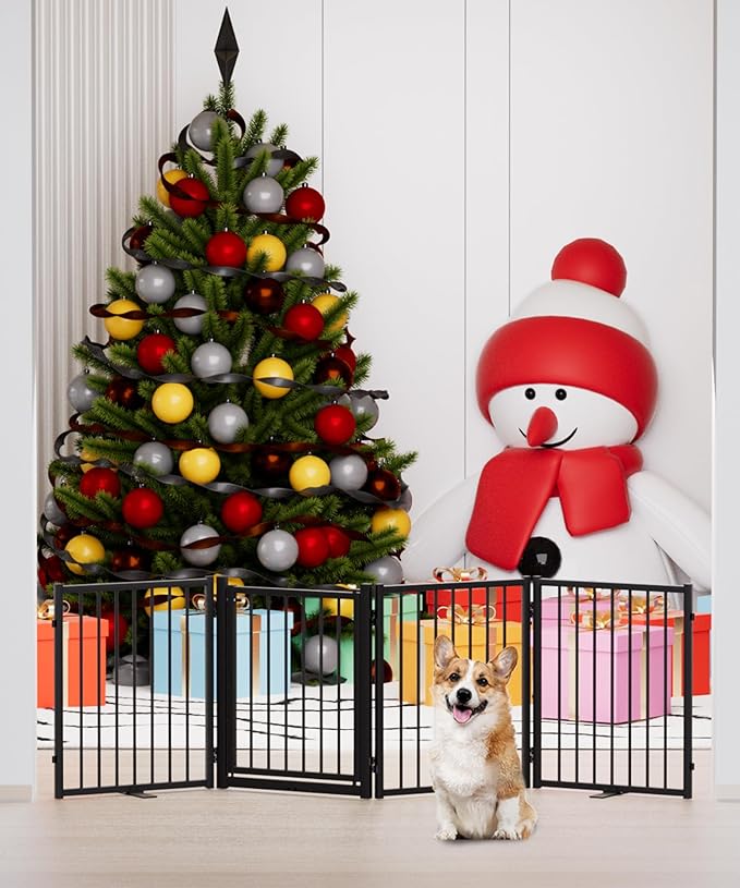 Full Metal Freestanding Dog Gate - Image 2