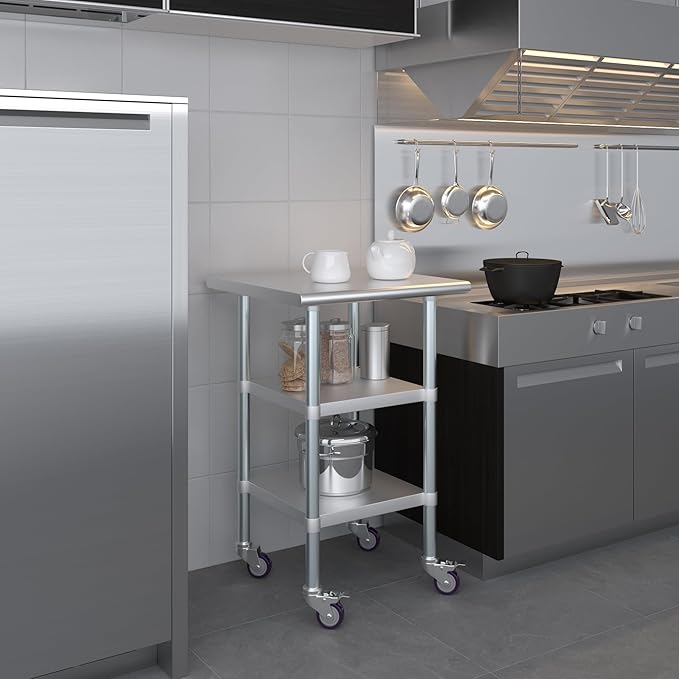 AmGood Stainless Steel Work Table - Image 9