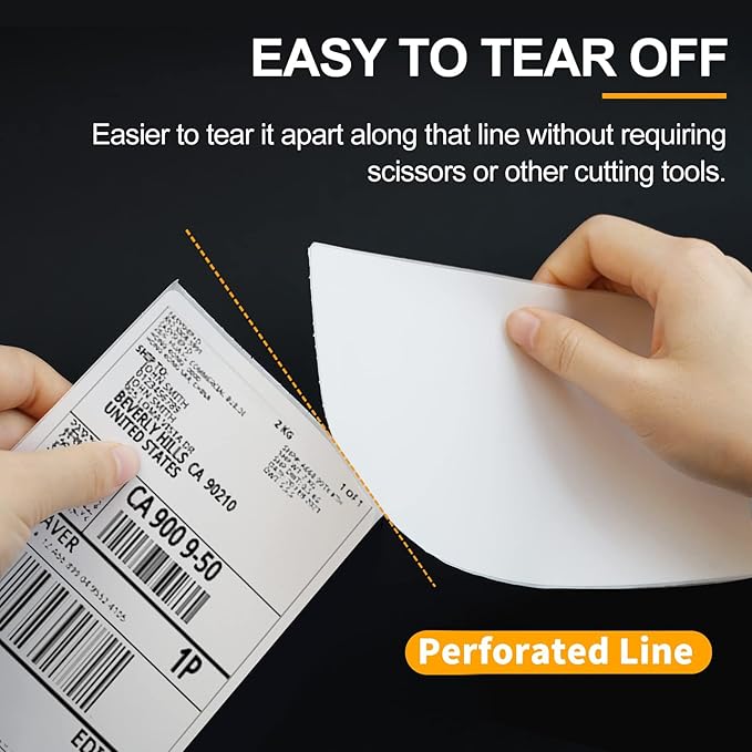Qncz 1000 Pcs 4x6 Thermal Labels - Image 4