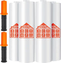JARLINK Stretch Film, 80 Gauge, 15 Inch x 820 Feet Shrink Wrap by JARLINK