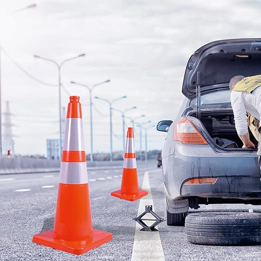 8 Pack Traffic Safety Cones 28 Inches - Image 6