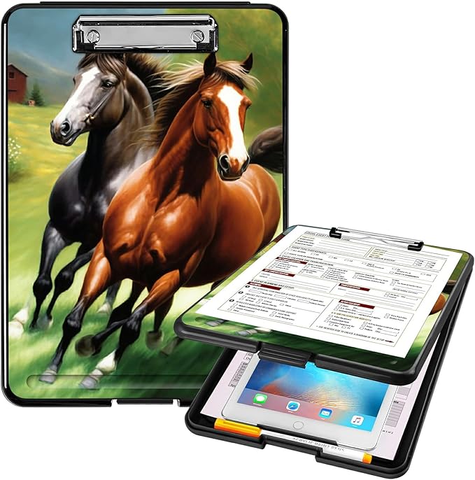 A4 Clipboards, Heavy Duty Waterproof Nursing Plastic Folder Clipboard by Unknown