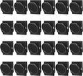 VNDUEEY Black Magnetic Clips, Refrigerator Magnet Clips by VNDUEEY