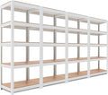 HOMEDANT House 24.4" W 5 Tier Heavy Duty Garage Shelving Adjustable Metal Rack by TheBestOrganizingSolution