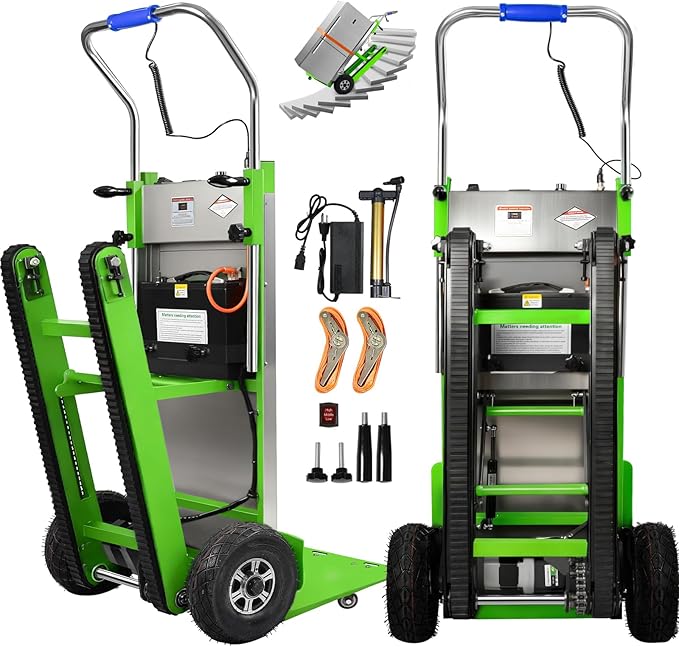 Electric Stair Climbing Dolly, 1250W Electric Hand Truck by kaiwrxin