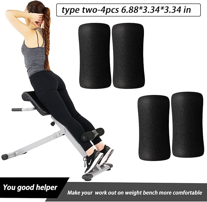Protective Pads Cushion for Exercise Equipment, Soft Foam Padping Rollers for - Image 4
