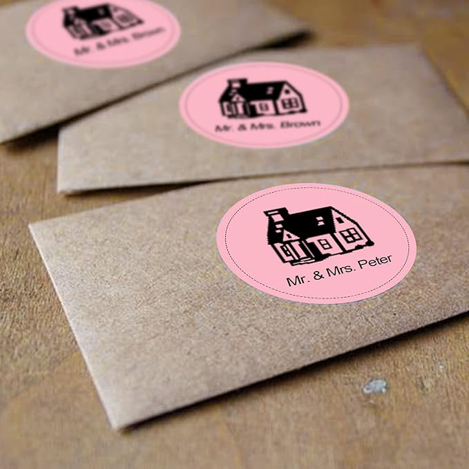2" Pink Circle Direct Thermal Labels, Self-Adhesive Round Direct Thermal - Image 6