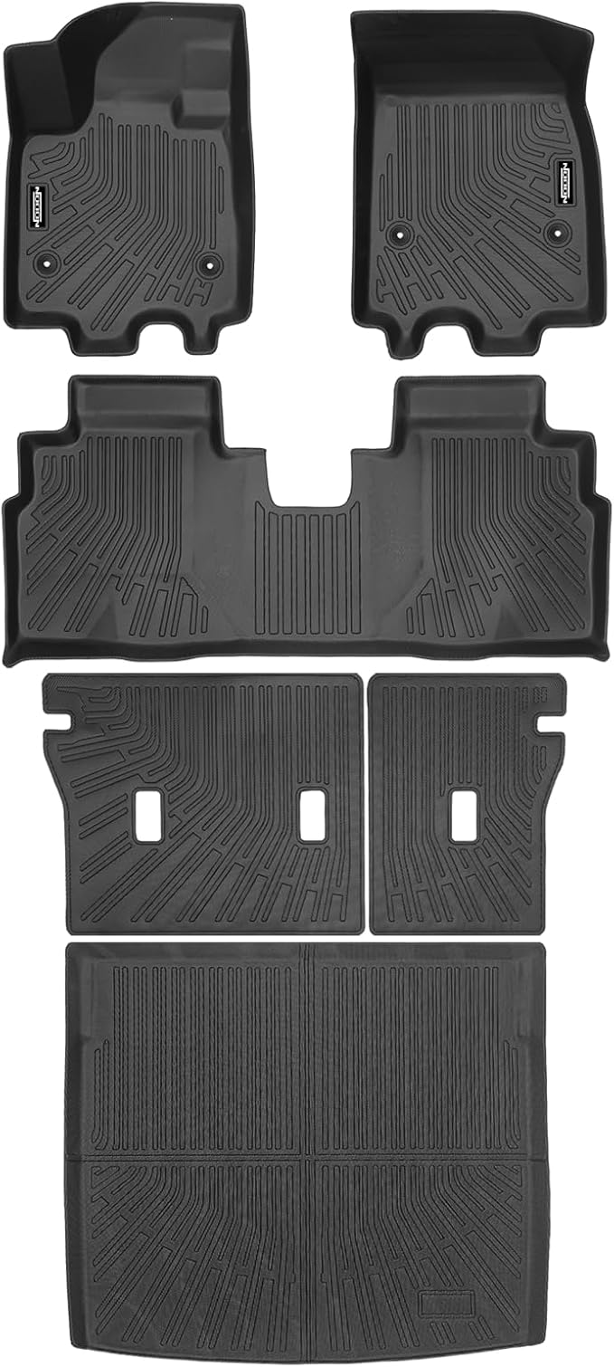 All Weather Floor Mats for Cadillac Optiq 2025 2026 Floor Mats & Cargo Mat & - Image 7