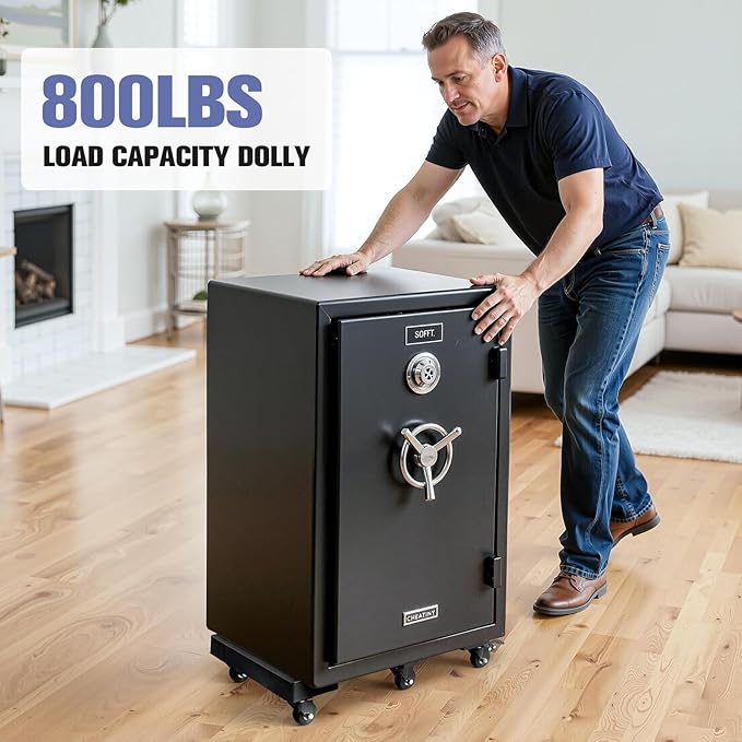 KEDSUM Furniture Dolly with 6 Swivel Casters, Expandable Moving Dolly, - Image 3