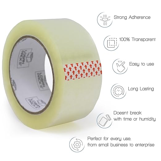 Clear Packing Tape, 36 Rolls Heavy Duty Packaging Tape - Image 9