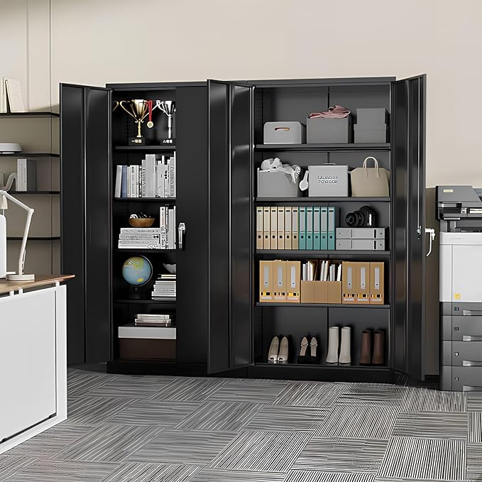 SUNCROWN 72" Metal Storage Cabinet - Image 9