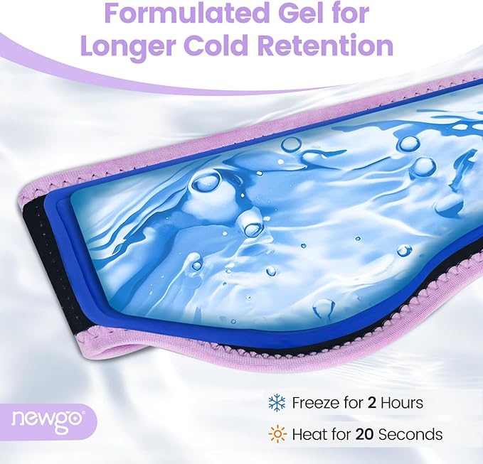 NEWGO Headache Ice Pack Head Wrap - Image 6