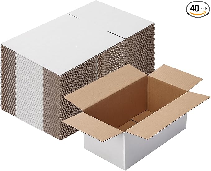 Calenzana 9x5x4 Shipping Boxes Set of 40 by Calenzana
