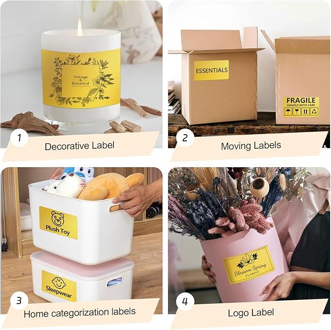 3x5 Inch Thermal Label Stickers, Moving Boxes, Address & Inventory Organization - Image 6