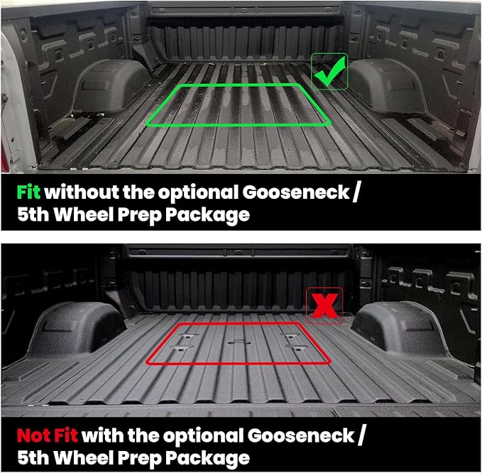 LASFIT Truck Bed Mat 2020-2026 for Chevrolet Silverado/GMC Sierra 2500HD 3500HD - Image 3