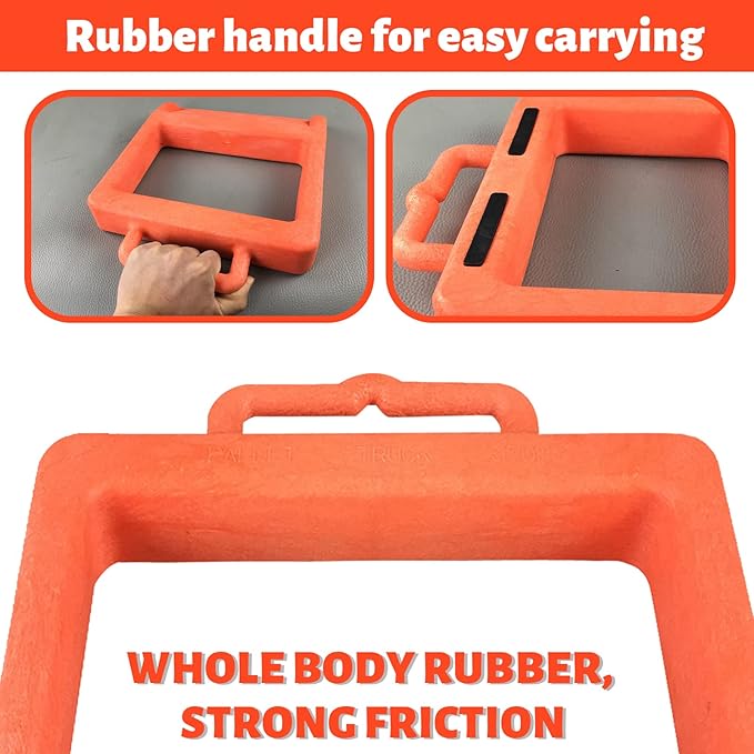 ROBLOCK Pallet Jack Chock Heavy Duty Wheel Chock, Pallet Jack Stopper - Image 3