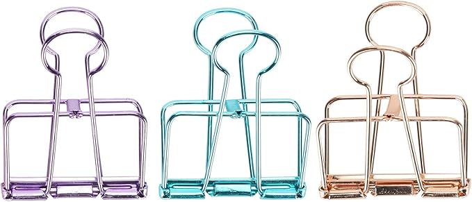16 Pcs Hollow Binder Clips - Image 7