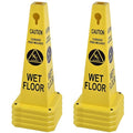 OrangeStar 8-Pack Wet Floor Caution Cones by OrangeStar