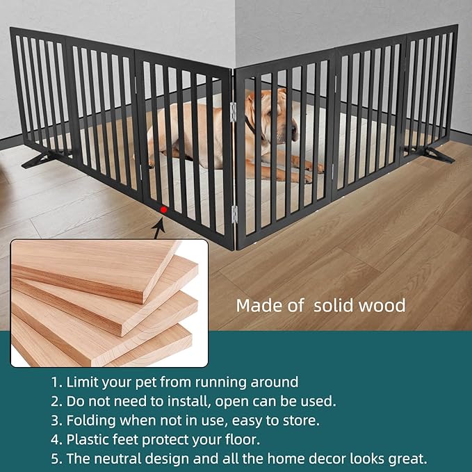 ZJSF Freestanding Indoor Dog Gate - Image 6