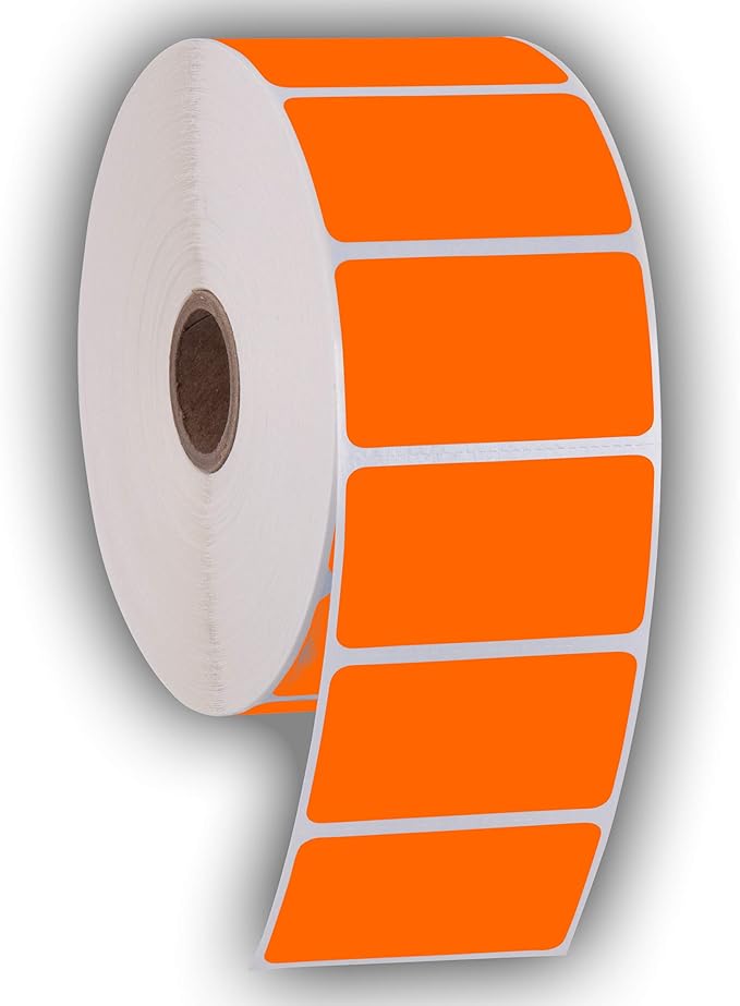 2.25" X 1.25" Direct Thermal Perforated Stickers Labels by KENCO