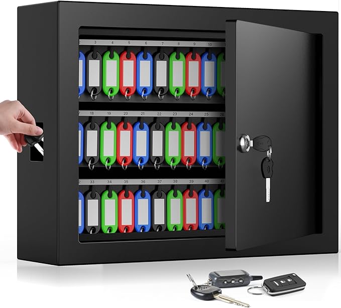 75 Keys Key Lock Box Wall Mount by NebakneSafe