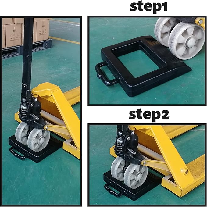 ROBLOCK Rubber Pallet Jack Chock Heavy Duty Wheel Chock, Pallet Jack Stopper - Image 4