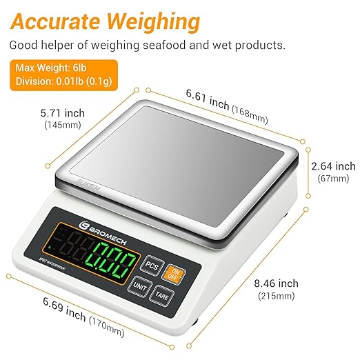 High Precision Scale IP67 Waterproof - 6lb - Image 9