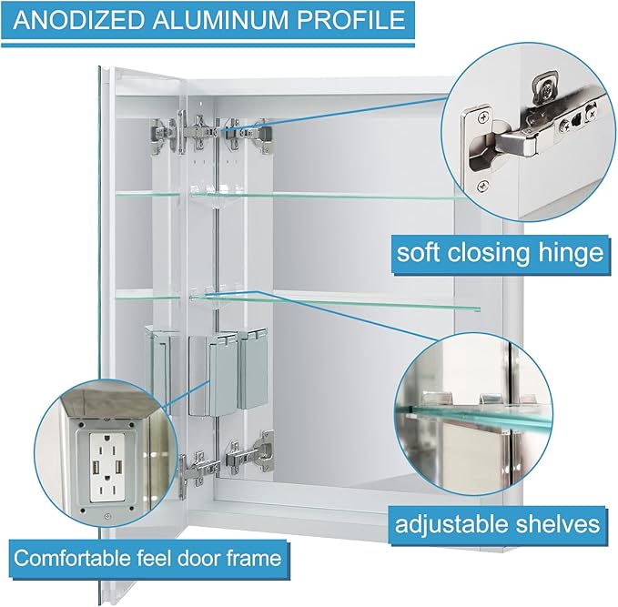 Fundin Lighted Medicine Cabinet - Image 6