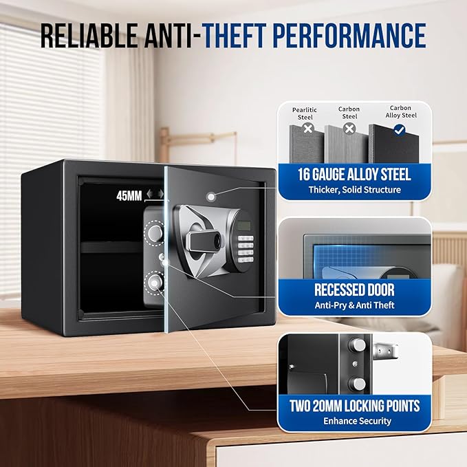 BlackSmith Home Biometric Safe 1.0 Cub - Image 6