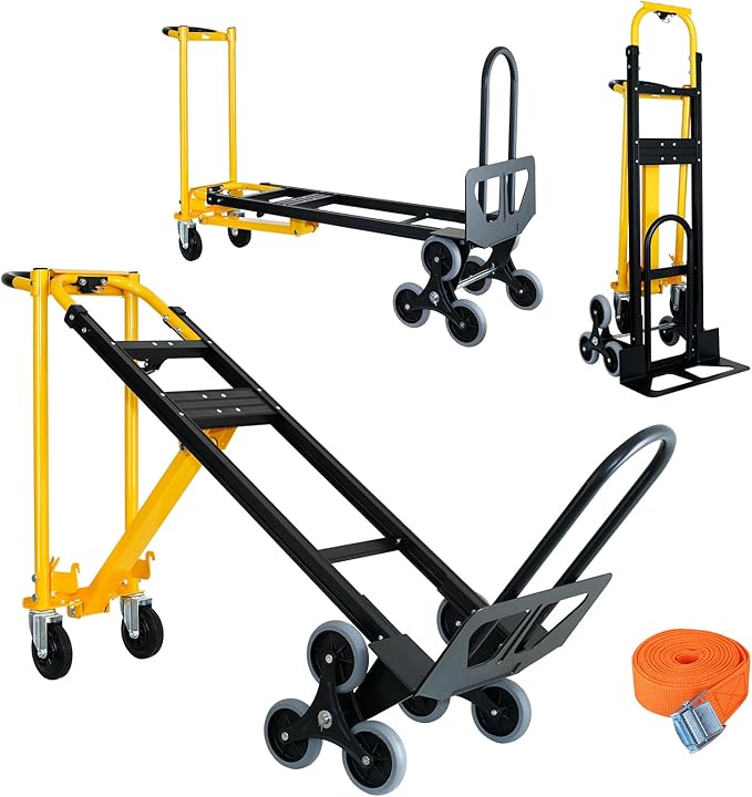 3 in 1 Heavy Duty Industrial Convertible Hand Truck Dolly, 1000 LBS Capacity by SOUTHHELP