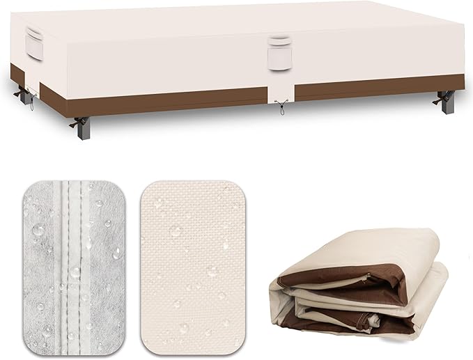 Heavy Duty Patio Furniture Covers Waterproof, 600D Outdoor Furniture Cover by CNCZMH