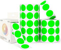 Fluorescent Green 1 Inch Round Color Coding Dot Labels, 10 Rolls 10000 Dot by Unknown