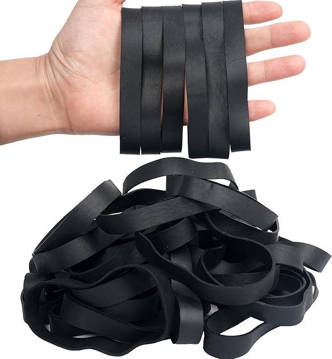 HAIDIBAO-Rubber Bands 40 Pcs size#105 Big black rubber band large Elastic Band by HAIDIBAO