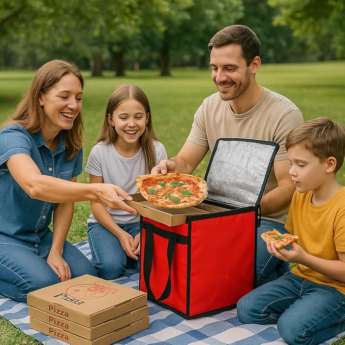 Bodaon Insulated Pizza Delivery Bag, Commercial Delivery Bag, Food Warmers - Image 8