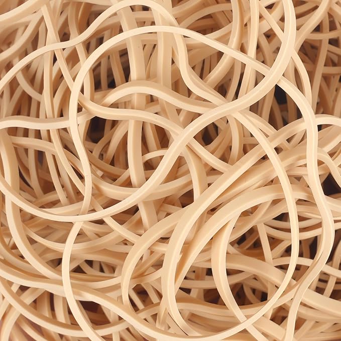 Rubber Bands 150Pcs 4.8inch Big Elastic Rubber Band Beige Large Rubber Bands - Image 6