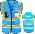 YOWESHOP High Visibility Reflective Safety Vest by YOWESHOP