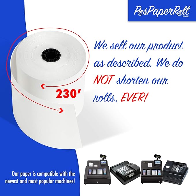 Thermal Paper Rolls Pack of 50 Made In USA - Image 4