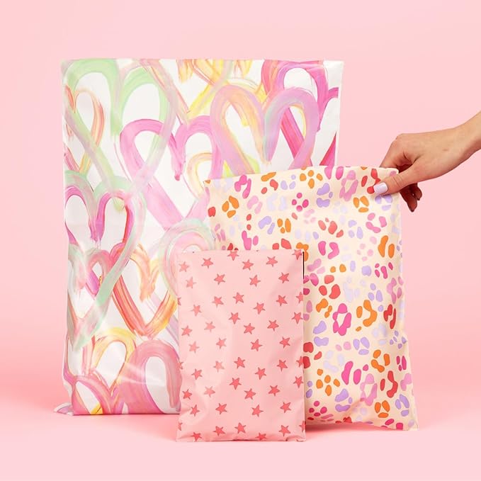 10x13 Designer Poly Mailer 100 Pack Heavy Duty Waterproof Self Seal Shipping - Image 7
