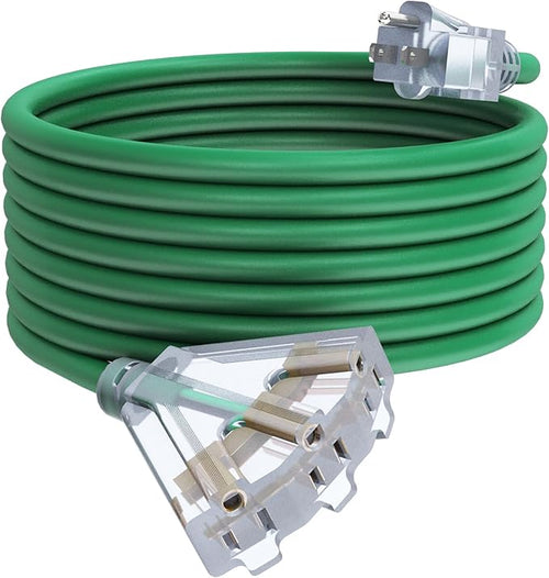 25Ft 12/3 Outdoor Extension Cord by PLUGTUL