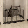 Extra Wide Pressure Mount Baby Gate Walk Through Auto Close White Metal Child by COSENDBABYGATE