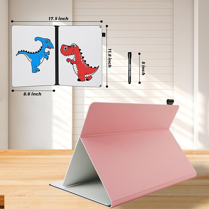 Portable White Board Small Dry Erase Board, A4 Reusable Notebook - Image 3