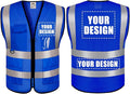 BeautyWill Custom Safety Vest Customized Logo Class 2 High Visibility by BeautyWill