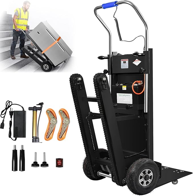 Electric Stair Climbing Dolly, 1250W Electric Stair Climbing Hand Truck by Unknown