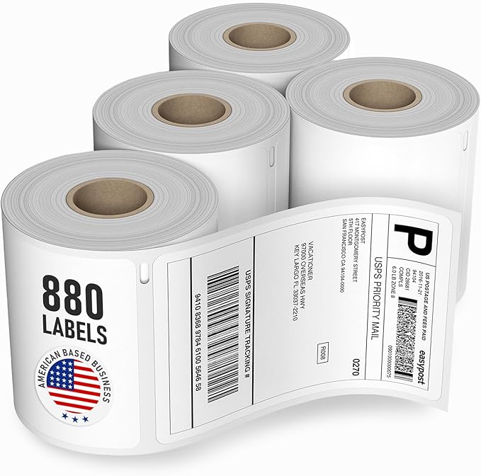 Dasher Products Thermal Shipping Labels Compatible by DasherProducts