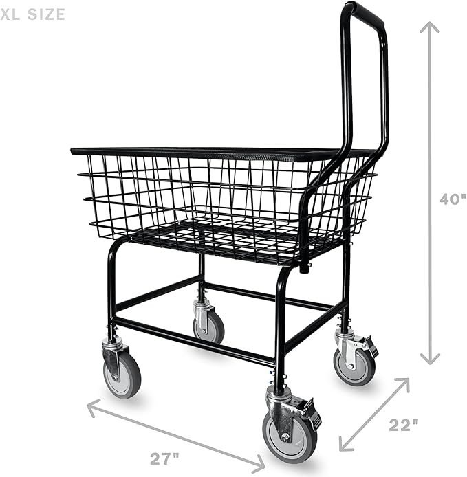 LVP Work Horse Commercial Laundry Cart - Image 5