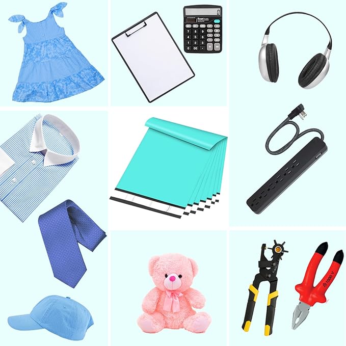 Poly Mailers 10x13 Inch 200 Pcs, Teal Shipping Bags, Mailing Envelopes - Image 7