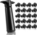 20 Pieces Wine Stoppers with Vacuum Pump Wine Preserver Vacuum Bottle Stopper by LEIFEOSH