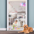 Narrow Baby Gate for Narrow Doorways Small White Tension Indoor Safety Gates by COSENDBABYGATE