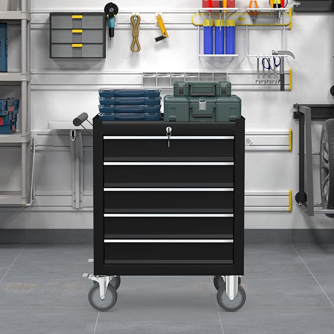 5-Drawer Rolling Tool Chest - Image 4